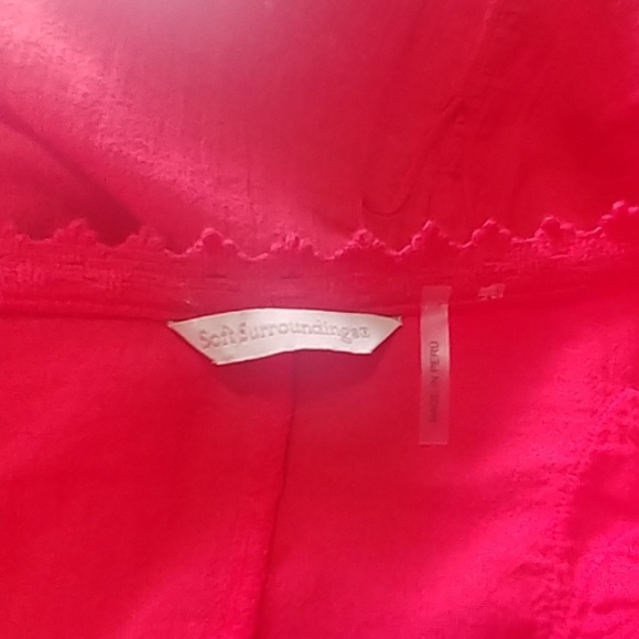 Soft surroundings open light cardigan waterfall - Picture 5 of 6